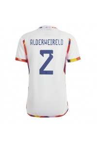 Belgia Toby Alderweireld #2 Jalkapallovaatteet Vieraspaita MM-kisat 2022 Lyhythihainen